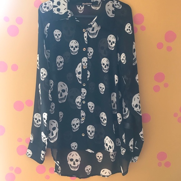 Mendocino skull blouse - Picture 2 of 4